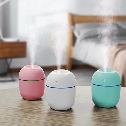 Portable Ultrasonic Humidifier USB LED